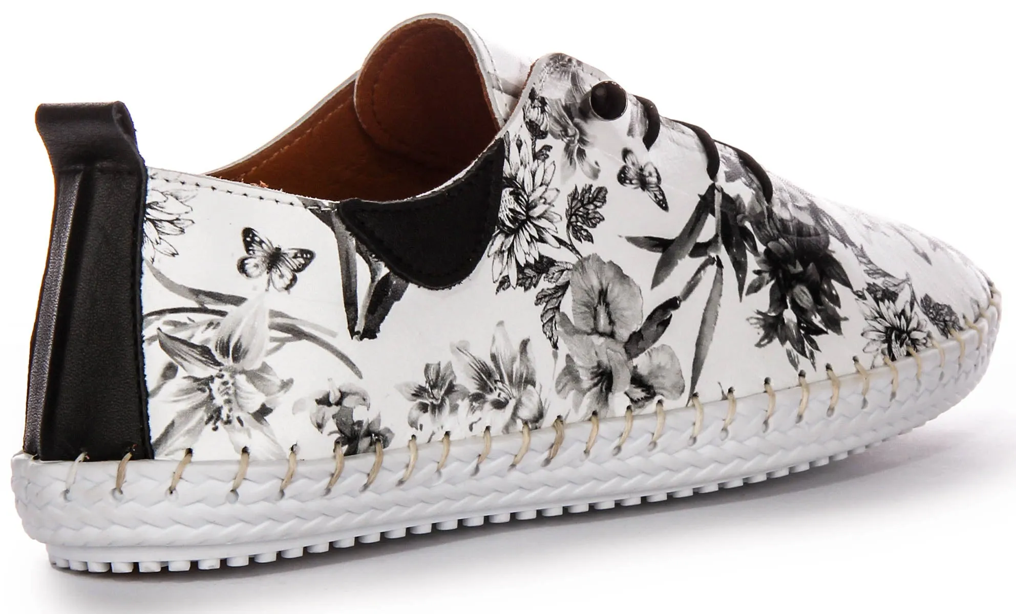 Justinreess Inglaterra Lexi 3 en floral blanco para mujeres